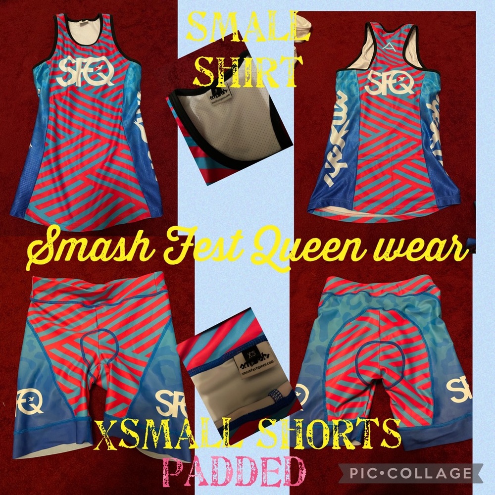 Smashfest Queen Bike Shorts And Matching Shirt SFQ